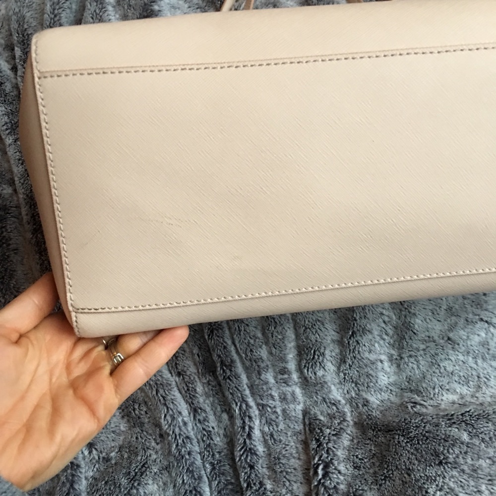 Tory Burch York buckle Pink leather bag - Picture 3 of 8